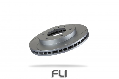 Pedders Slotted Geomet Coated Rotor (Pedders-6206810SGR)