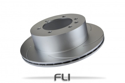 Pedders Slotted Geomet Coated Rotor (Pedders-6207250SGR)