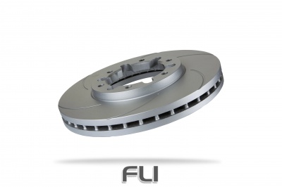 Pedders Slotted Geomet Coated Rotor (Pedders-6208290SGL)