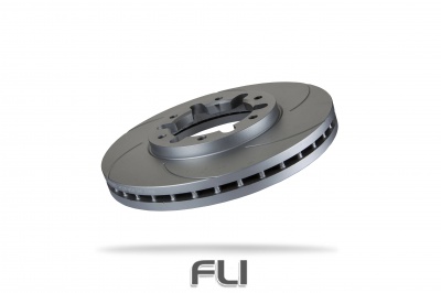 Pedders Slotted Geomet Coated Rotor (Pedders-6208290SGR)