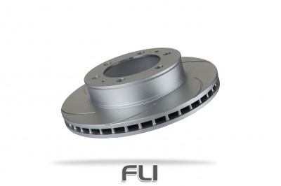 Pedders Slotted Geomet Coated Rotor (Pedders-6208450SGL)