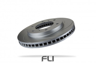 Pedders Slotted Geomet Coated Rotor (Pedders-6208700SGR)