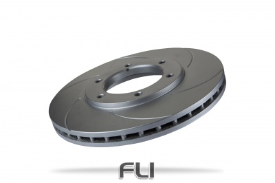 Pedders Slotted Geomet Coated Rotor (Pedders-6209250SGR)