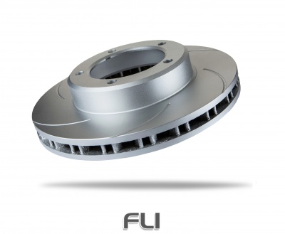 Pedders Slotted Geomet Coated Rotor (Pedders-6211760SGL)