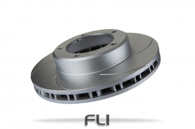 Pedders Slotted Geomet Coated Rotor (Pedders-6211760SGR)