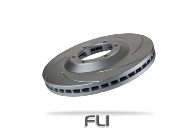 Pedders Slotted Geomet Coated Rotor (Pedders-6212200SGR)