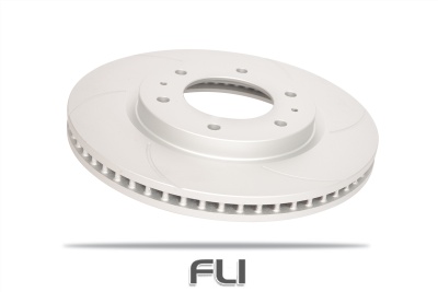 Pedders Slotted Geomet Coated Rotor (Pedders-6212234SGR)