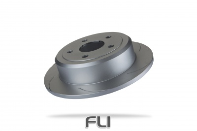 Pedders Slotted Geomet Coated Rotor (Pedders-6212470SGR)