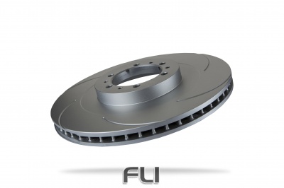 Pedders Slotted Geomet Coated Rotor (Pedders-6213050SGR)