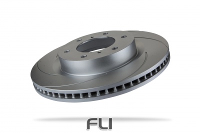 Pedders Slotted Geomet Coated Rotor (Pedders-6216070SGL)