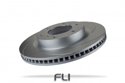 Pedders Slotted Geomet Coated Rotor (Pedders-6216070SGR)