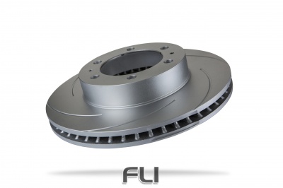 Pedders Slotted Geomet Coated Rotor (Pedders-6218350SGL)