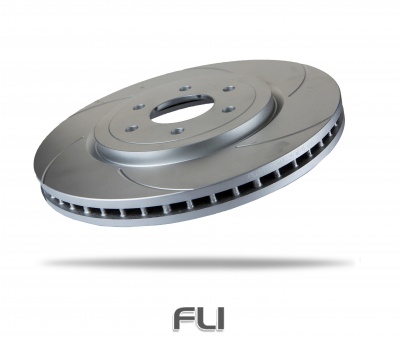 Pedders Slotted Geomet Coated Rotor (Pedders-6220360SGR)