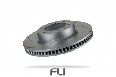 Pedders Slotted Geomet Coated Rotor (Pedders-6221850SGL)