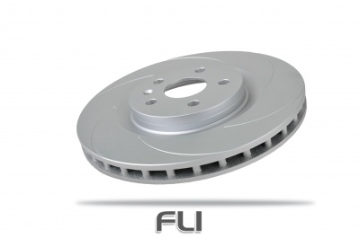 Pedders Slotted Geomet Coated Rotor (Pedders-6702604SGR)