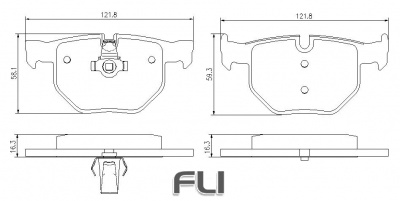 Pedders SportsRyder EURO Kevlar Ceramic Pads (Pedders-6720043E)