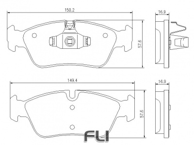Pedders SportsRyder EURO Kevlar Ceramic Pads (Pedders-6720045E)
