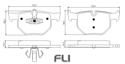 Pedders SportsRyder EURO Kevlar Ceramic Pads (Pedders-6720049E)