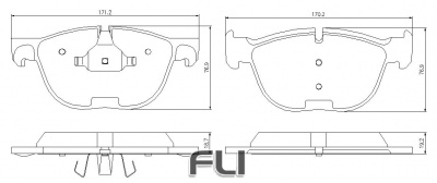 Pedders SportsRyder EURO Kevlar Ceramic Pads (Pedders-6720051E)