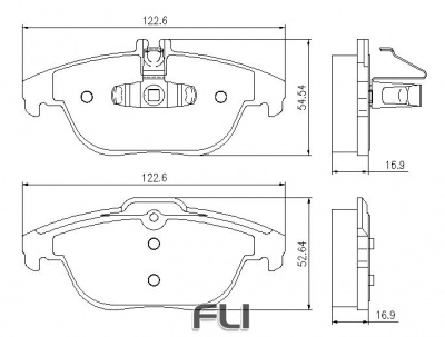 Pedders SportsRyder EURO Kevlar Ceramic Pads (Pedders-6720055E)
