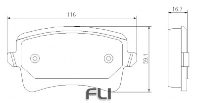 Pedders SportsRyder EURO Kevlar Ceramic Pads (Pedders-6720057E)