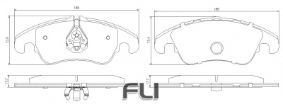 Pedders SportsRyder EURO Kevlar Ceramic Pads (Pedders-6720058E)