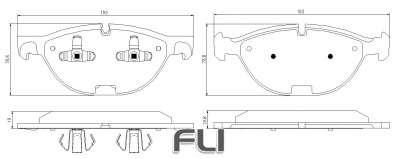 Pedders SportsRyder EURO Kevlar Ceramic Pads (Pedders-6720063E)