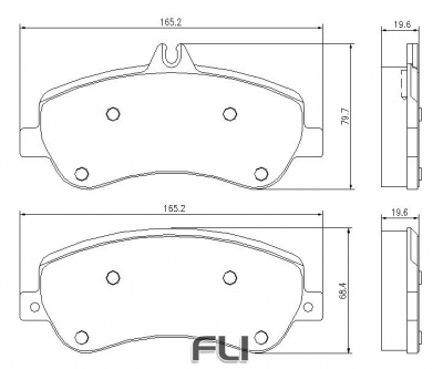 Pedders SportsRyder EURO Kevlar Ceramic Pads (Pedders-6720066E)