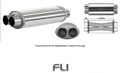 Powersprint Uitlaat Demper SD-906354