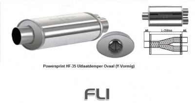 Powersprint Uitlaat Demper SD-906035