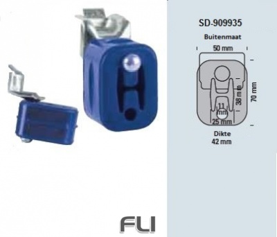 Powersprint Uitlaatrubber SD-909935