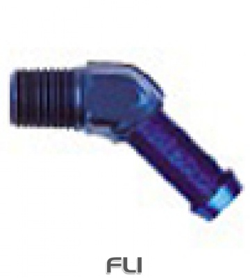 PUSH FIT 45o 1/4 NPT TO -06