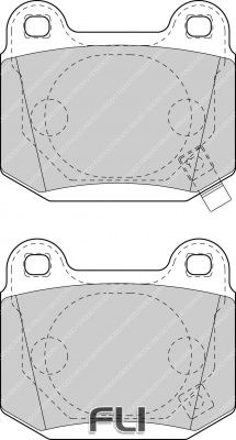 Ferodo Remblok FCP1562H - DS2500