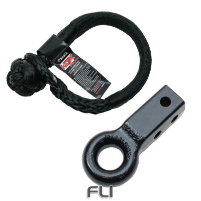 Saber Rope Friendly Recovery Hitch  Cast Steel & 24K HDX Shackle (SBR-RFRH1K2)