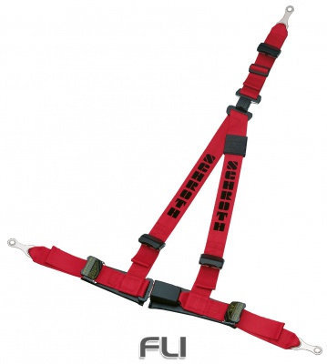 Schroth Racing Racegordel 3-punts Rallye Links Rood