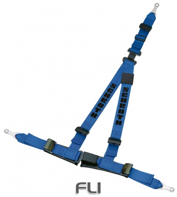 Schroth Racing Racegordel 3-punts Rallye Rechts Blauw