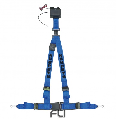 Schroth Racing Racegordel 3-punts Rechts Blauw