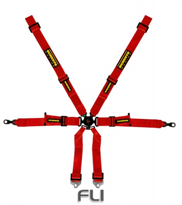 Schroth Racing Racegordel 6-punts Porsche 996/997 Rood