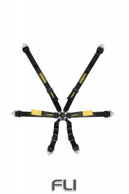 Schroth Racing Racegordel Enduro 6-punts Zwart