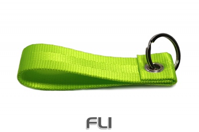 Seat belt strap keychain (Green)