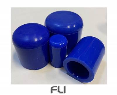 Silicone Plug 6mm Blauw