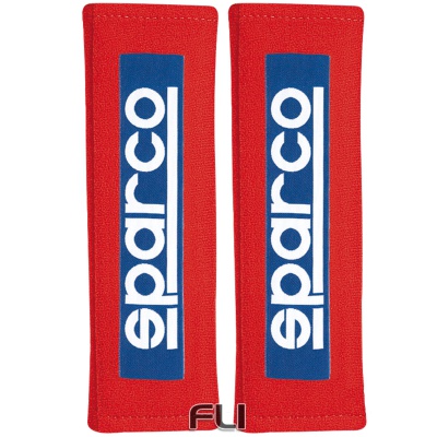 Sparco Gordelpads 3 Inch Rood