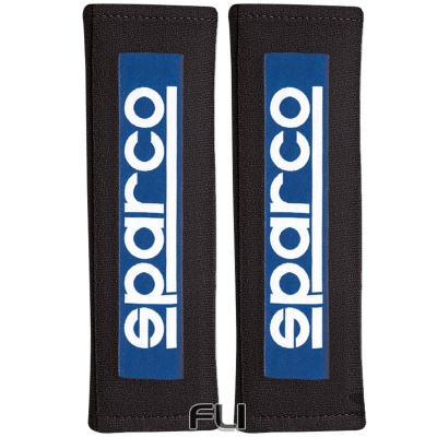 Sparco Gordelpads 3 Inch Zwart