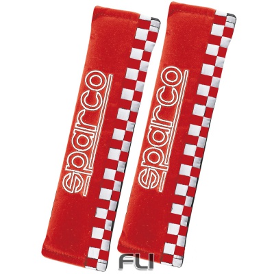 Sparco Gordelpads Sport 2 Inch Rood