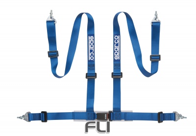 Sparco Racegordel Clubman 4-punts Blauw