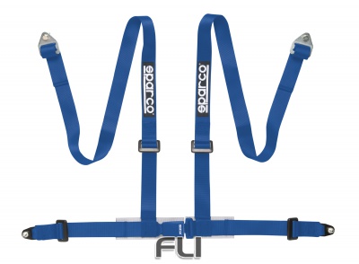 Sparco Racegordel Clubman 4-punts Blauw