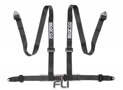 Sparco Racegordel Clubman 4-punts Zwart