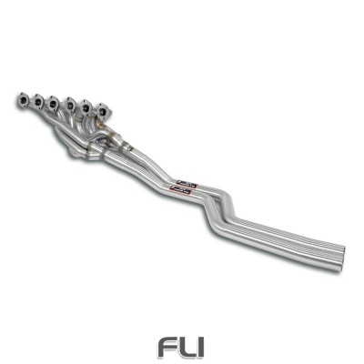 SS041101 - Supersprint Manifold + connecting pipes 100% Stainless steel (Left Hand Drive)