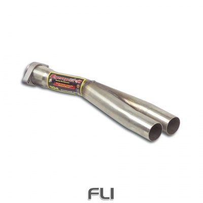 SS043411 - Supersprint Connecting Y-pipe Stainless steel