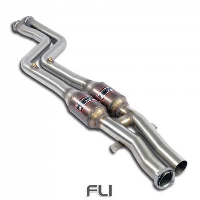 SS043602 - Supersprint Front exhaust H-Pipe with  Metallic catalytic converter. Right + Left